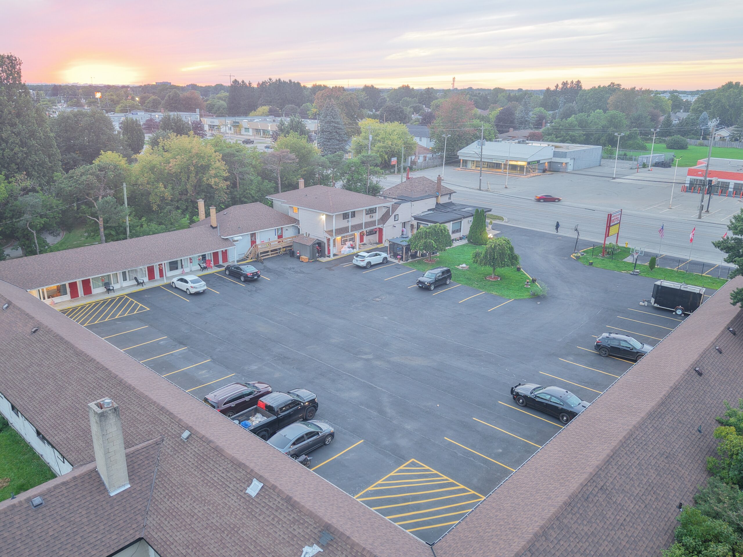 drone shot